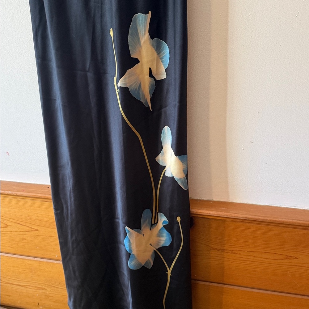 Staud Hank Silk Dress Botanical Shadows Size M - Picture 6 of 9